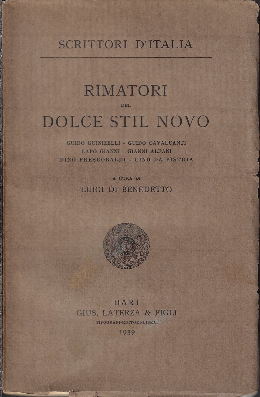 Rimatori del Dolce stil novo