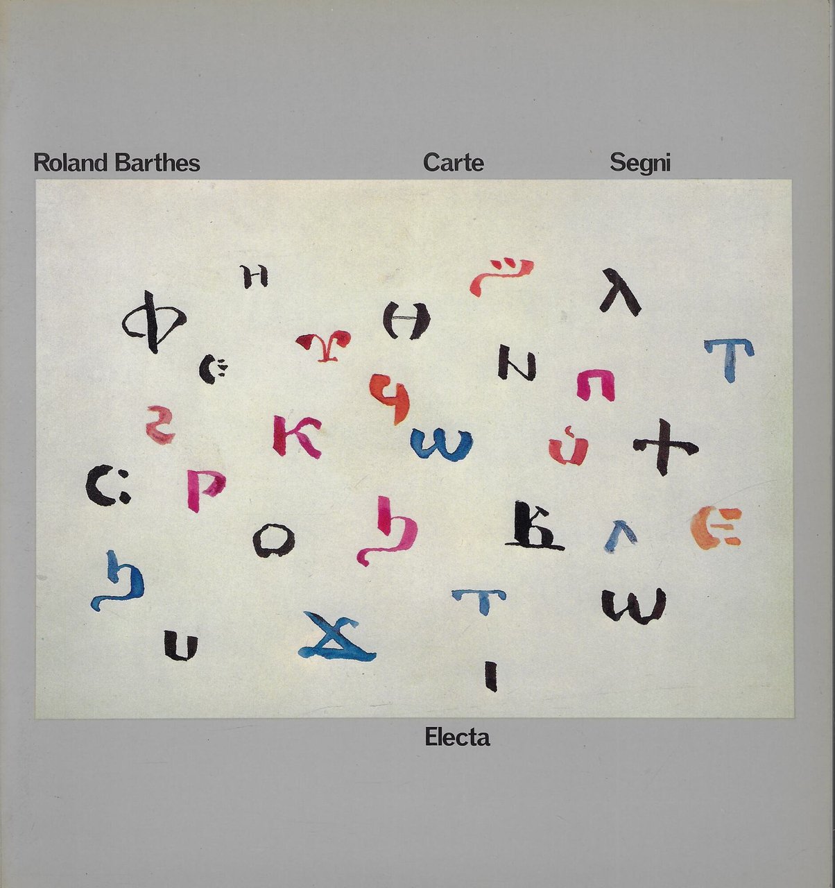 Roland Barthes : carte, segni