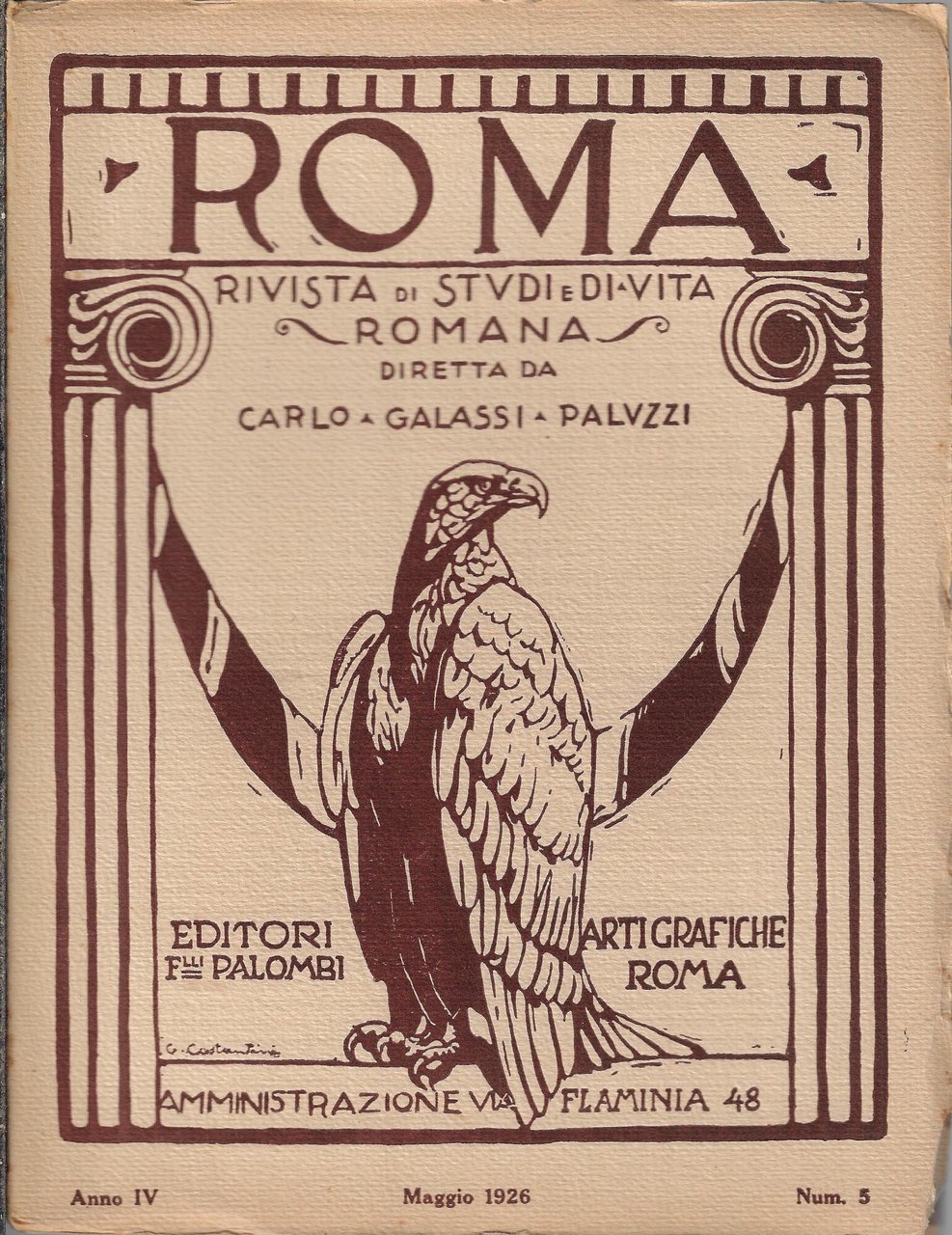 Roma rivista di studi e di vita romana, Maggio 1926, …