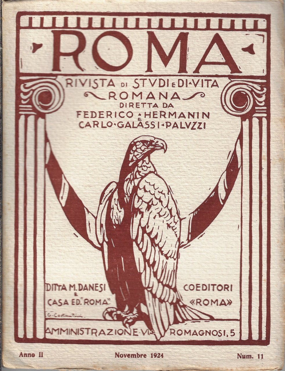 Roma, rivista di studi e di vita romana. Novembre 1924, …