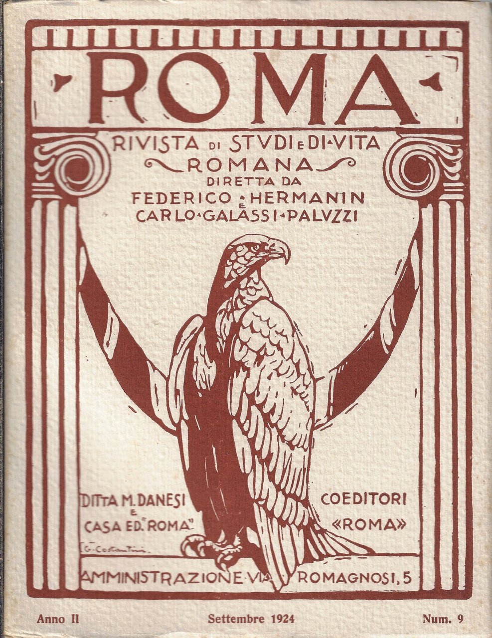 Roma, rivista di studi e di vita romana. Settembre 1924, …