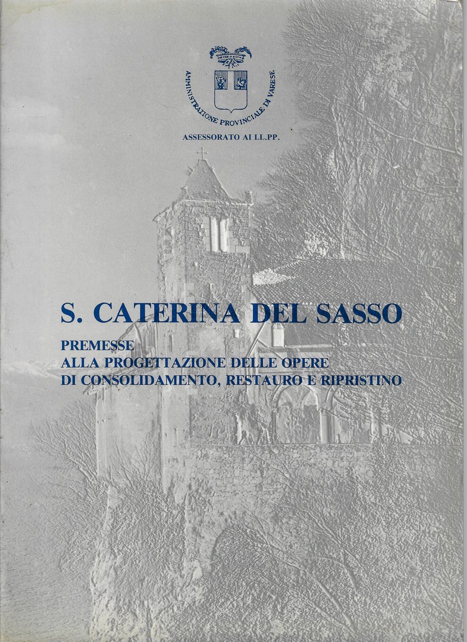 S. Caterina del sasso : premesse alla progettazione delle opere …