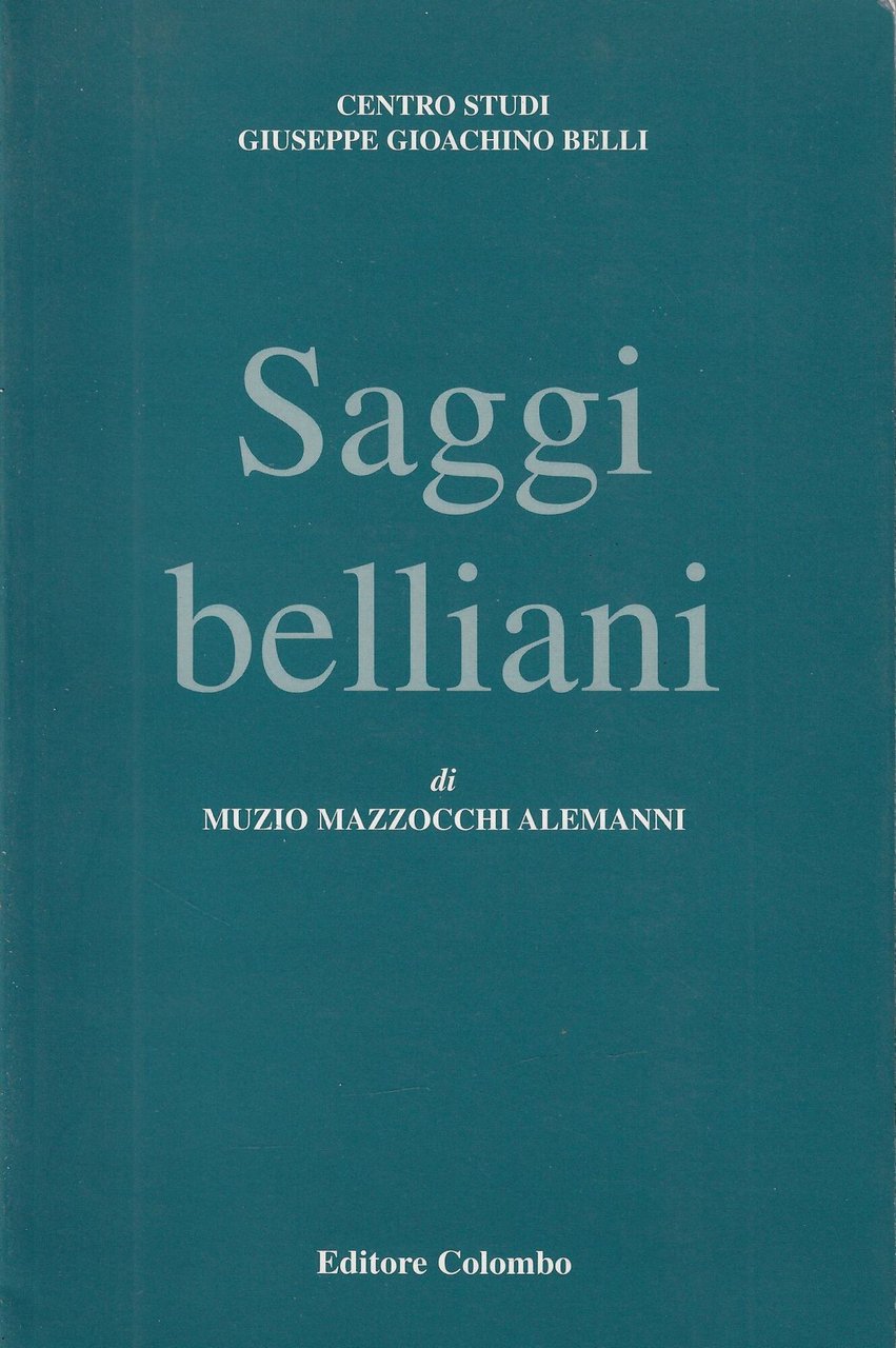 Saggi belliani