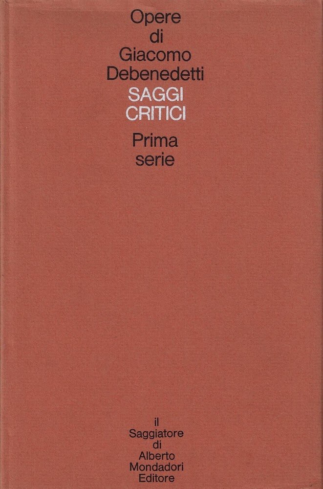 Saggi critici : prima serie