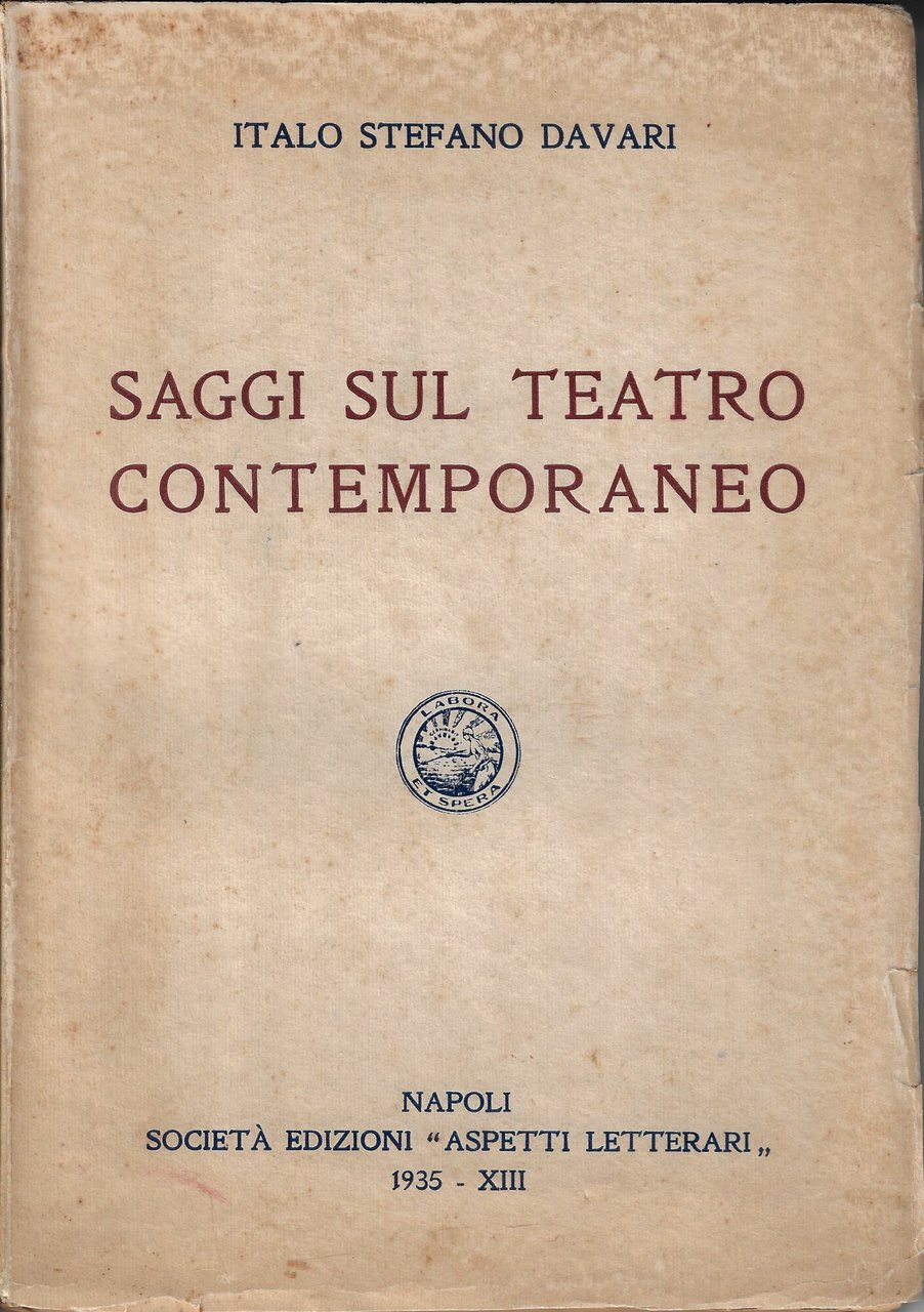 Saggi sul teatro contemporaneo