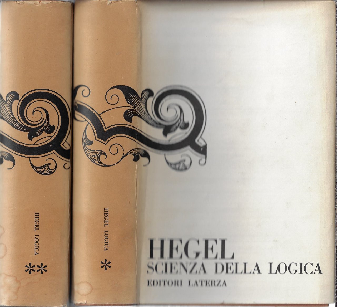 Scienza della logica, due tomi