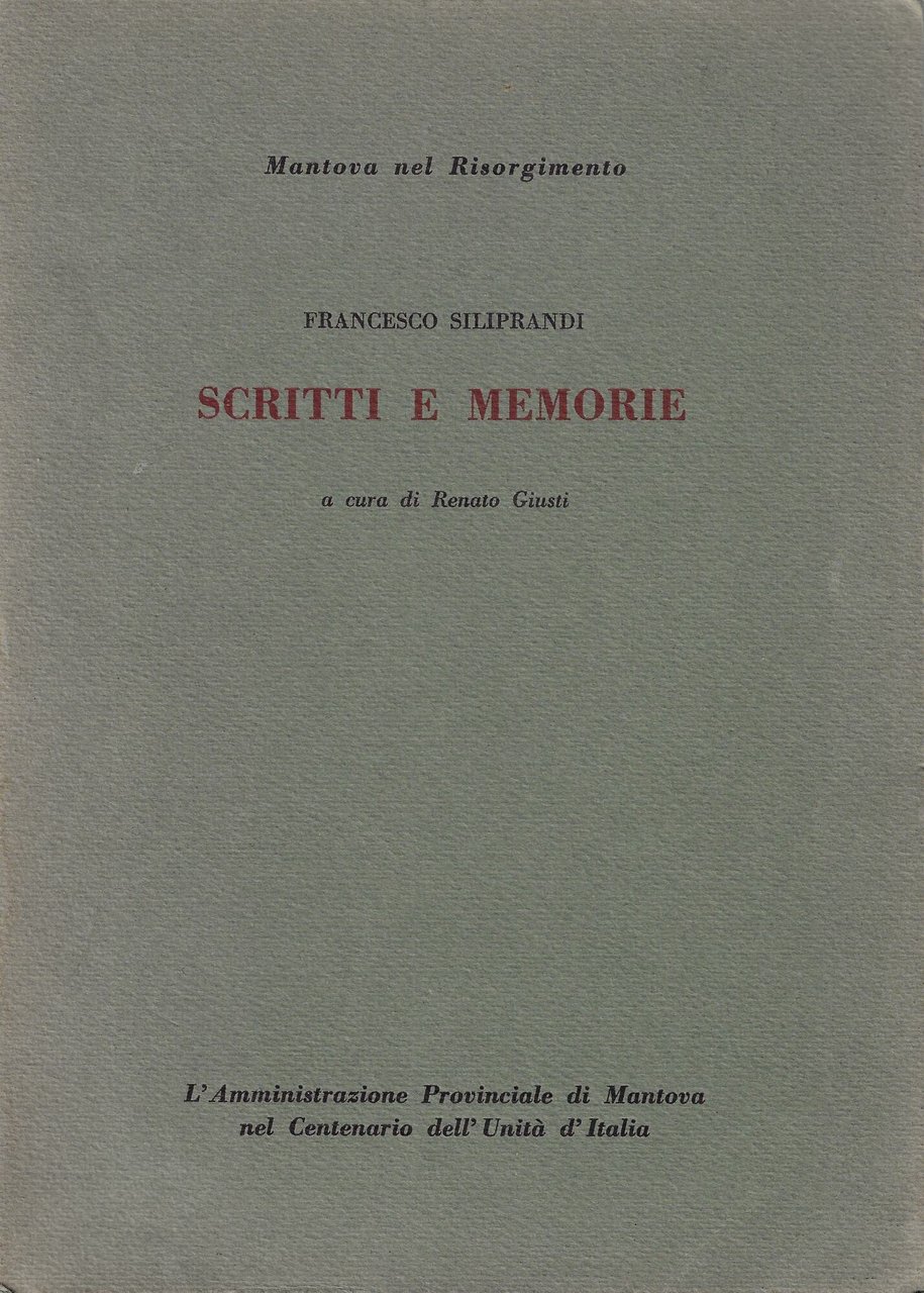 Scritti e memorie