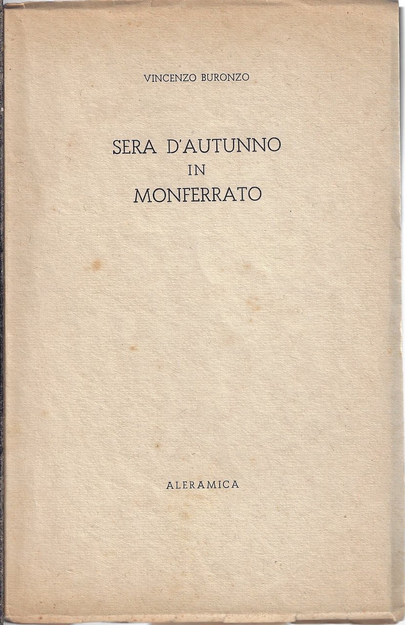 Sera d'autunno in Monferrato