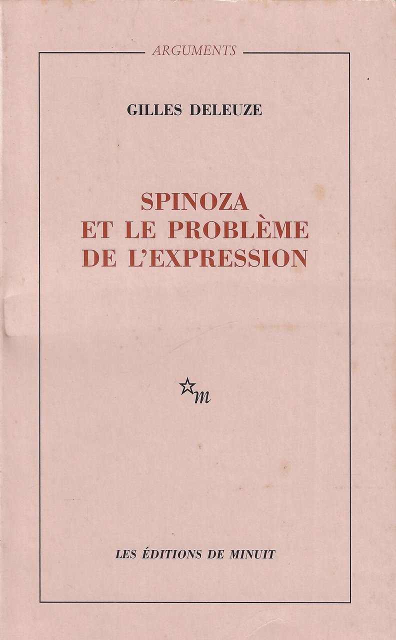 Spinoza et le problème de l'expression
