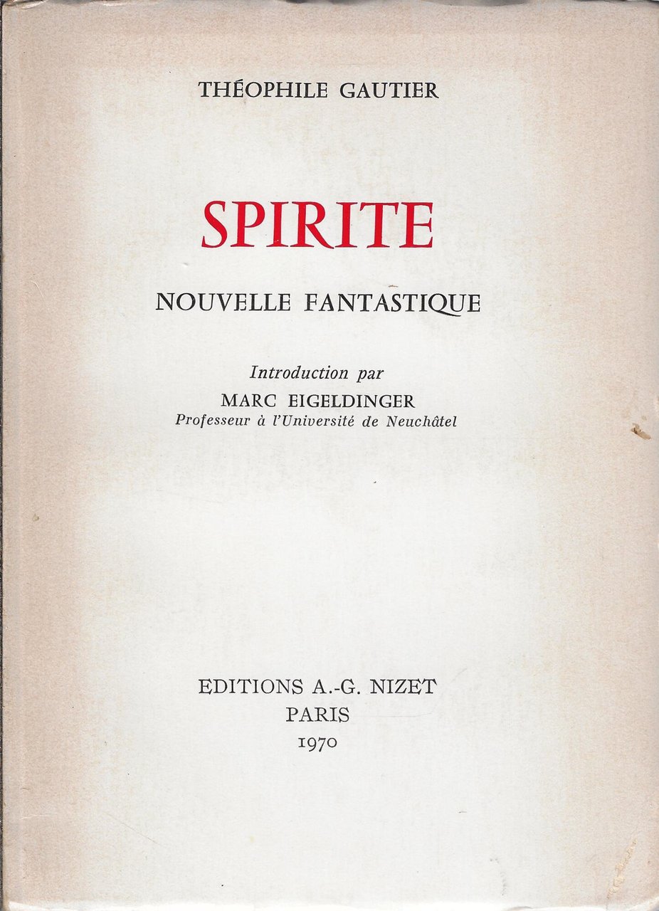 Spirite : nouvelle fantastique