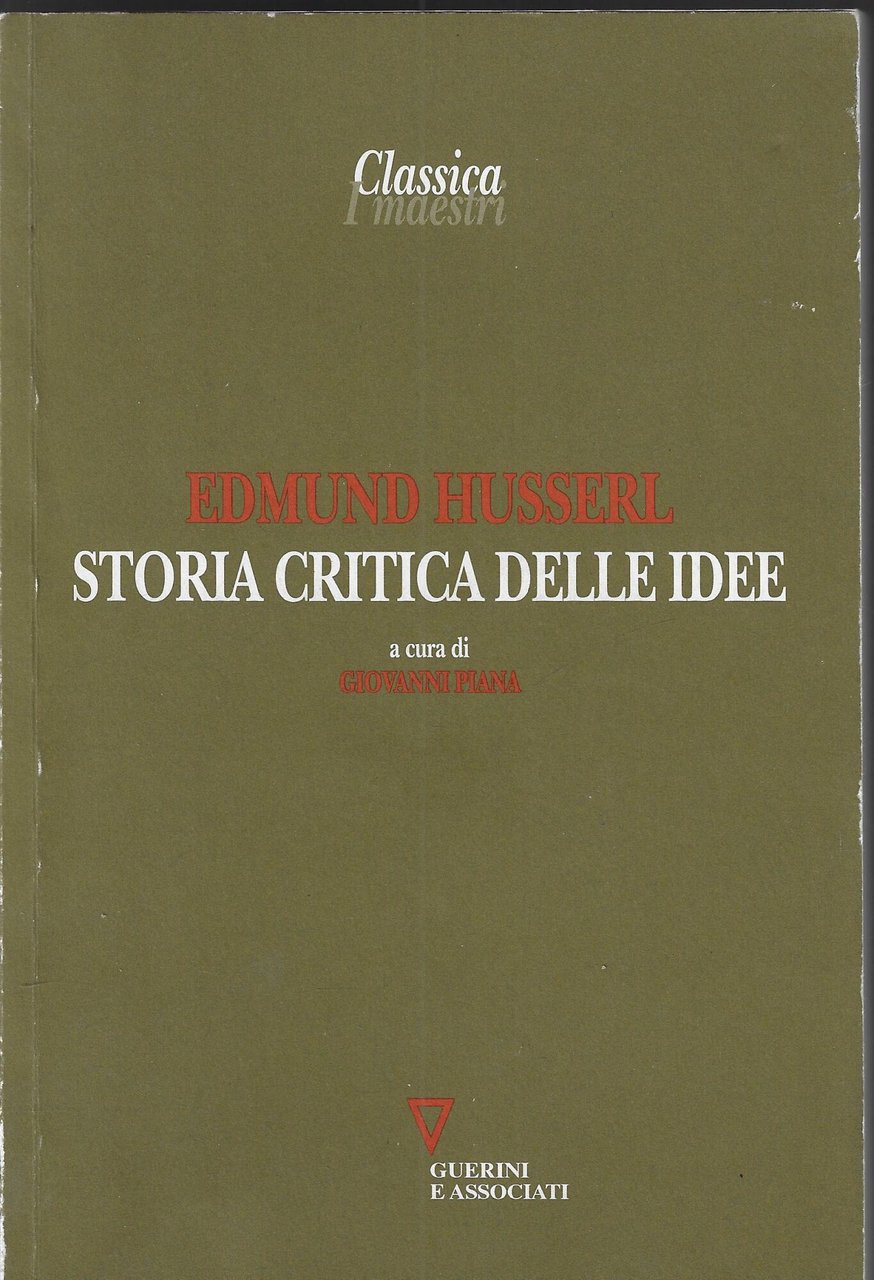 Storia critica delle idee
