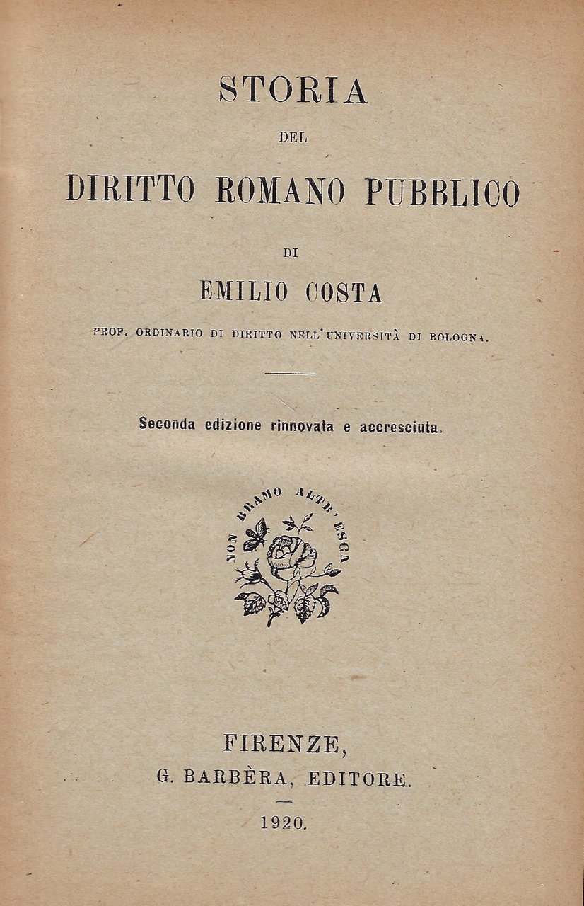 Storia del diritto romano pubblico | Immagine principale