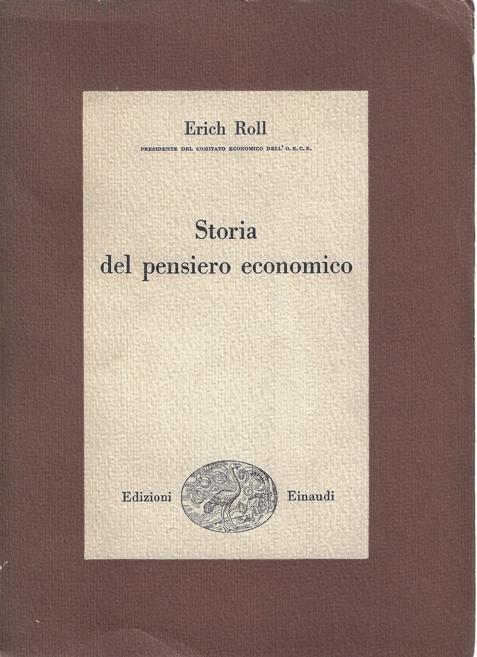Storia del pensiero economico
