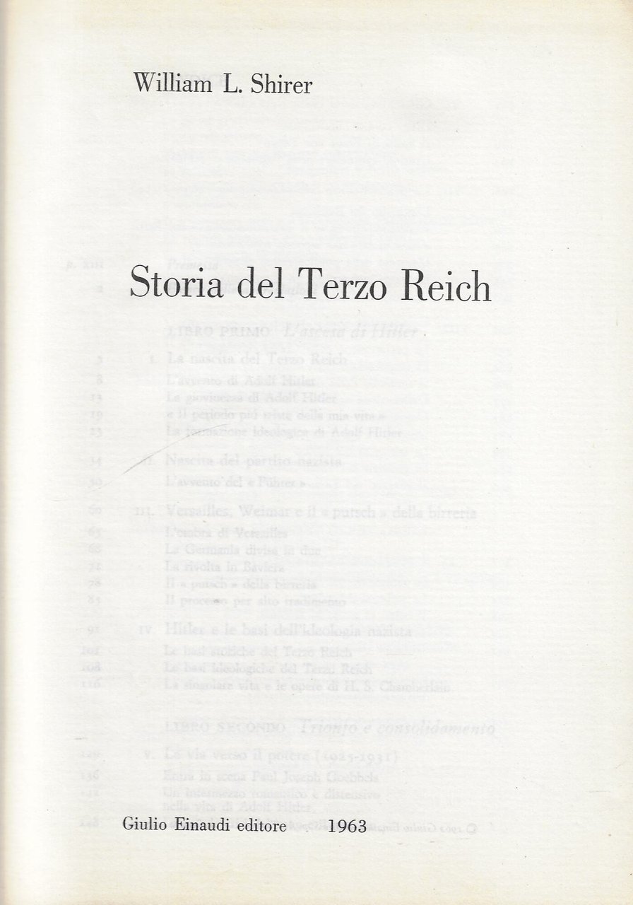 Storia del Terzo Reich
