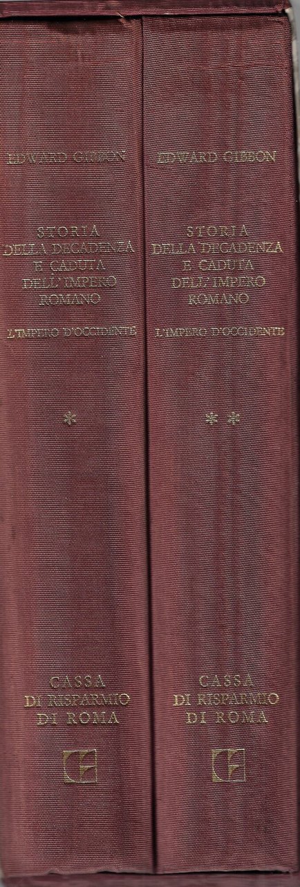 Storia della decadenza e caduta dell'impero romano (due volumi) | Immagine principale