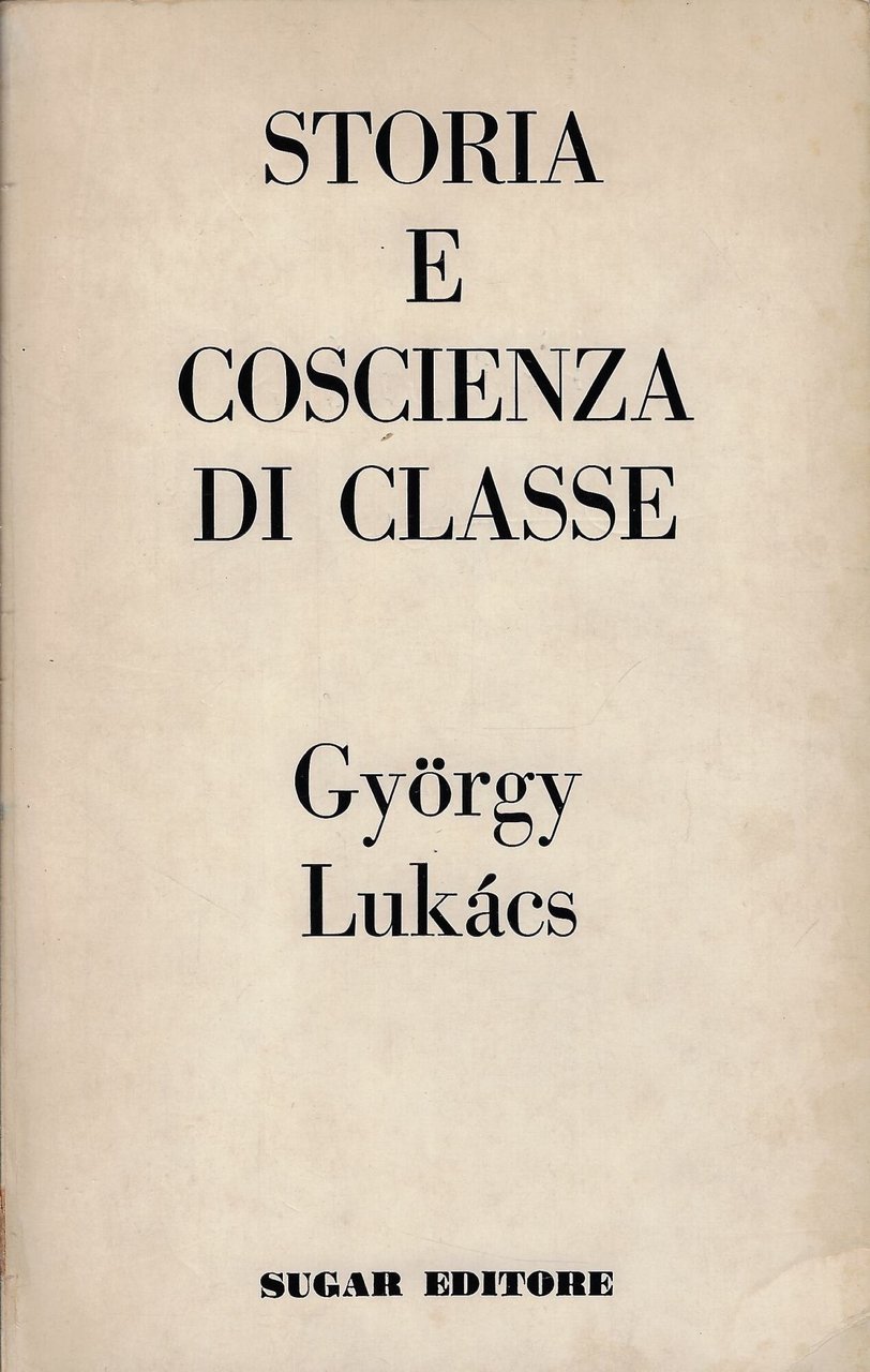 Storia e coscienza di classe