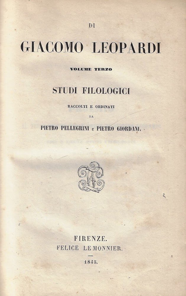 Studi filologici