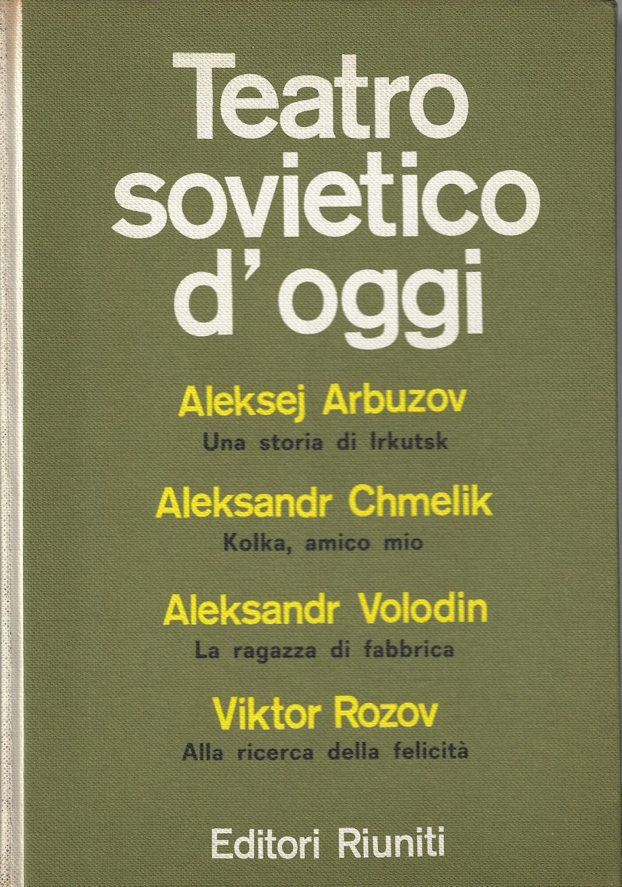 Teatro sovietico d'oggi