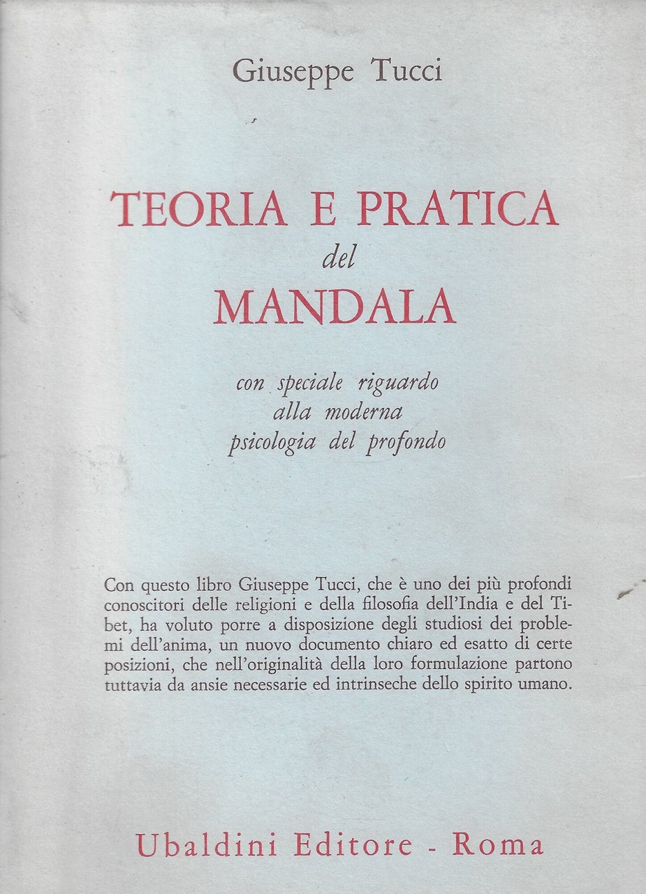 Teoria e pratica del mandala : con particolare riguardo alla …