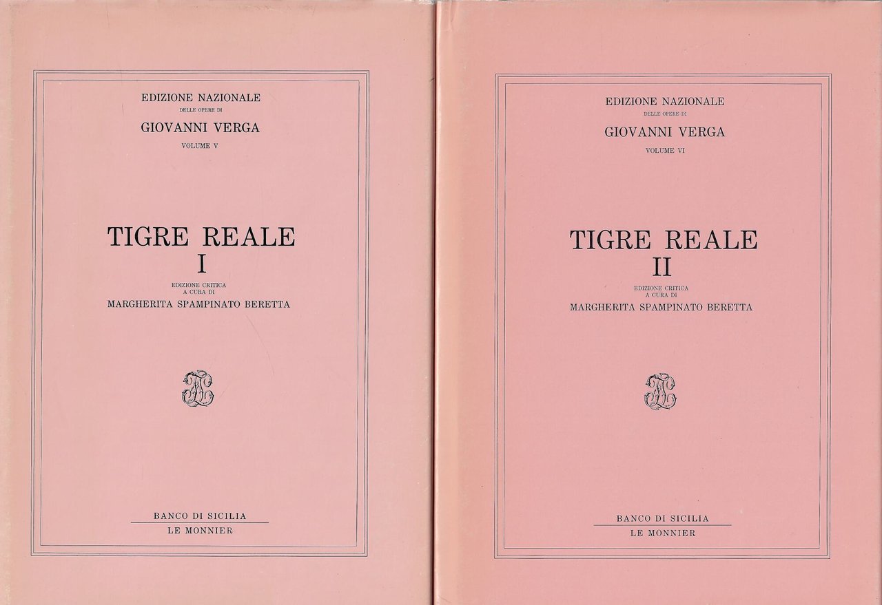 Tigre reale I-II. 2 voll.