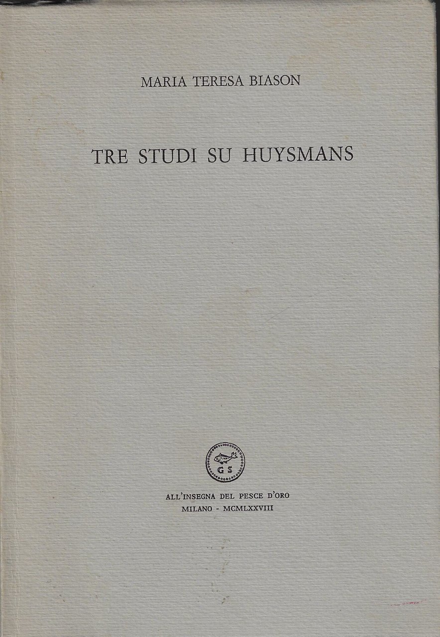 Tre studi su Huysmans