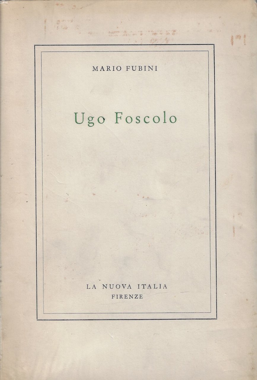 Ugo Foscolo