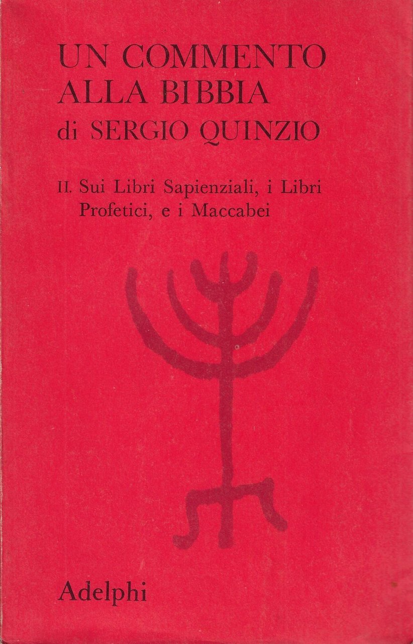 Un commento alla Bibbia: II. Sui libri Sapienziali, i Libri … | Immagine principale