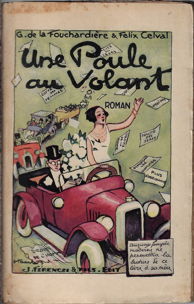 Une poule au volant : roman