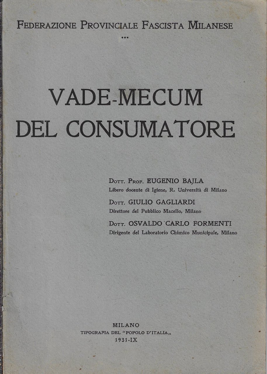 Vade-mecum del consumatore