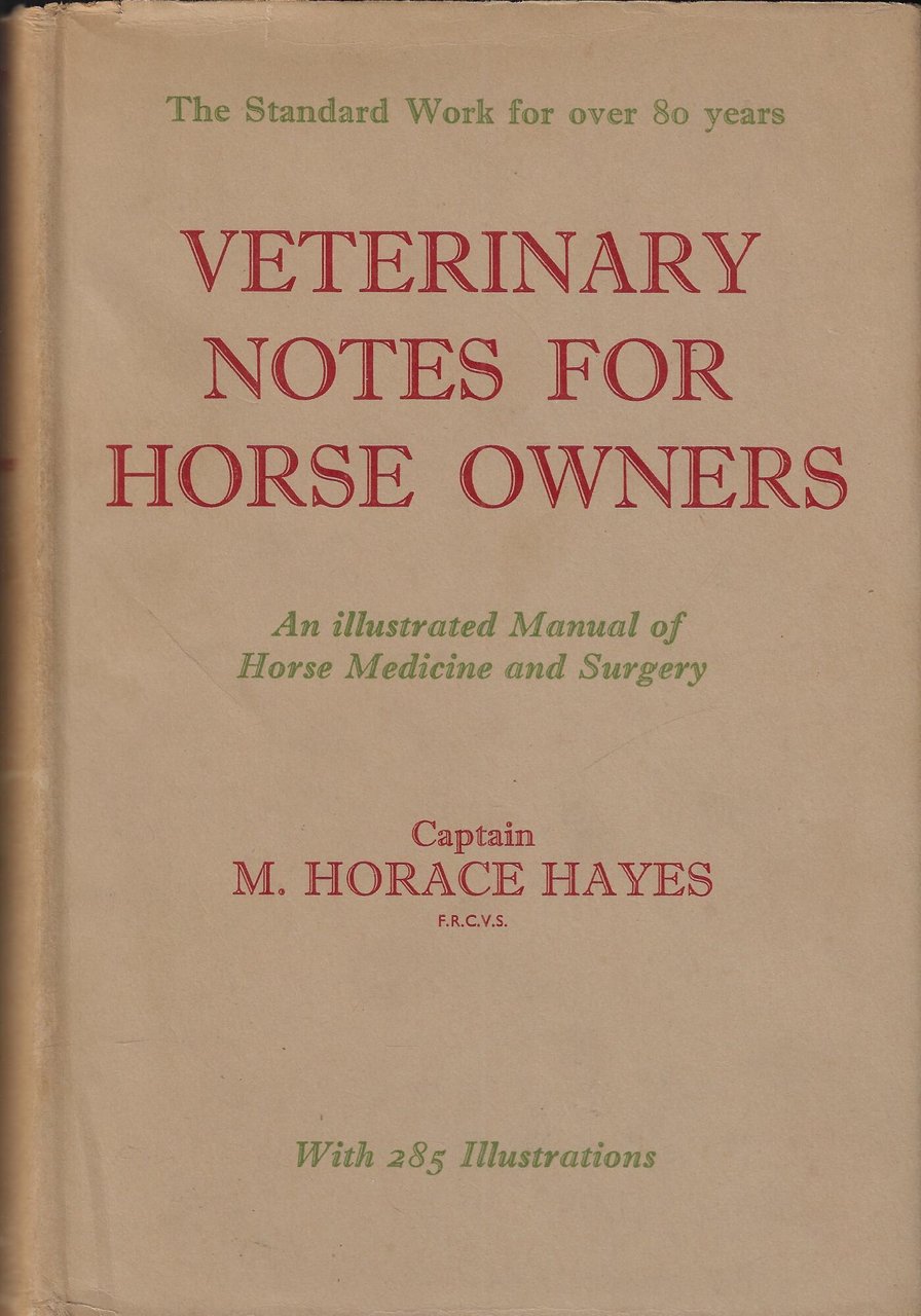 Veterinary notes for horse owners : a manual of horse …