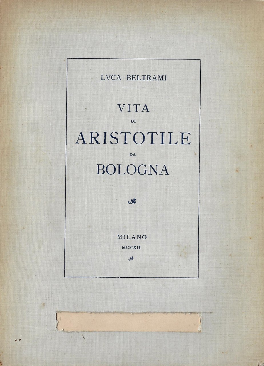 Vita di Aristotile da Bologna