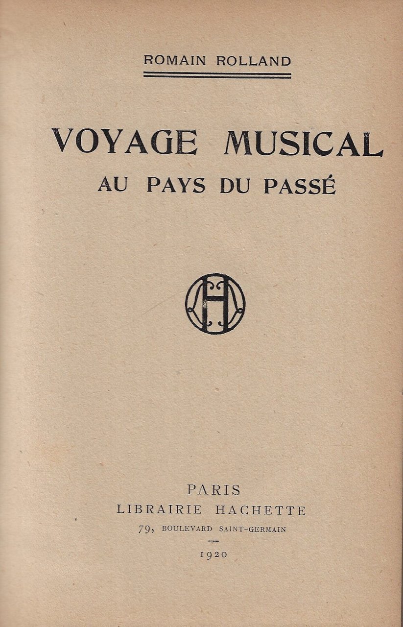 Voyage musical au pays du passé