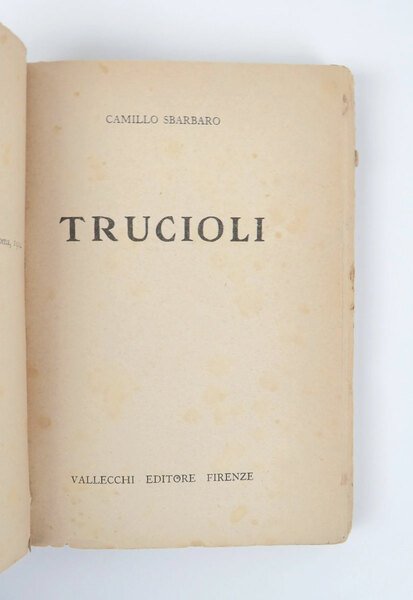 Trucioli (1914 - 1918)