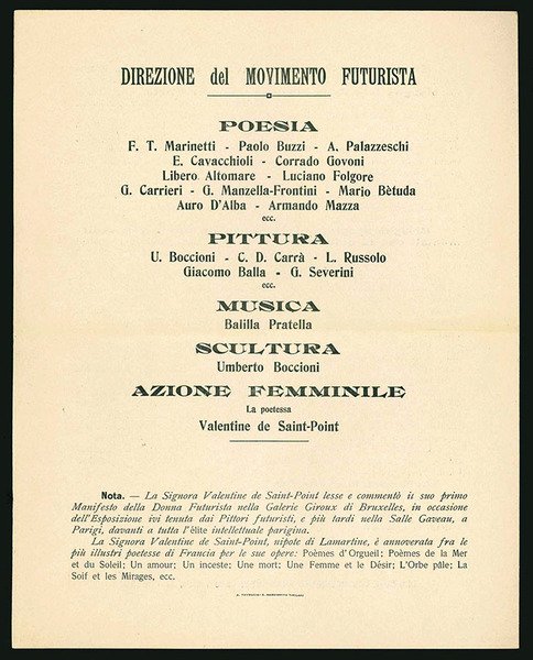 Manifesto futurista della Lussuria
