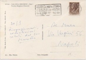 Cartolina postale viaggiata autografa firmata, datata 11 gennaio 1953 - …