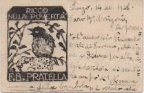 Biglietto autografo firmato, datato 14 dicembre 1928 - Lugo, inviato …