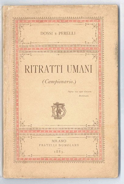 Ritratti umani (Campionario)