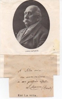 Dedica autografa su carta.