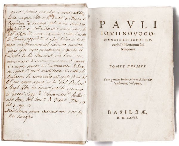 Pauli Iovii Novocomensis episcopi nucerini historiarum sui temporis. Tomus primus …