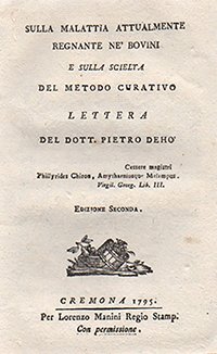Sulla malattia attualmente regnante ne’ bovini e sulla scelta del …