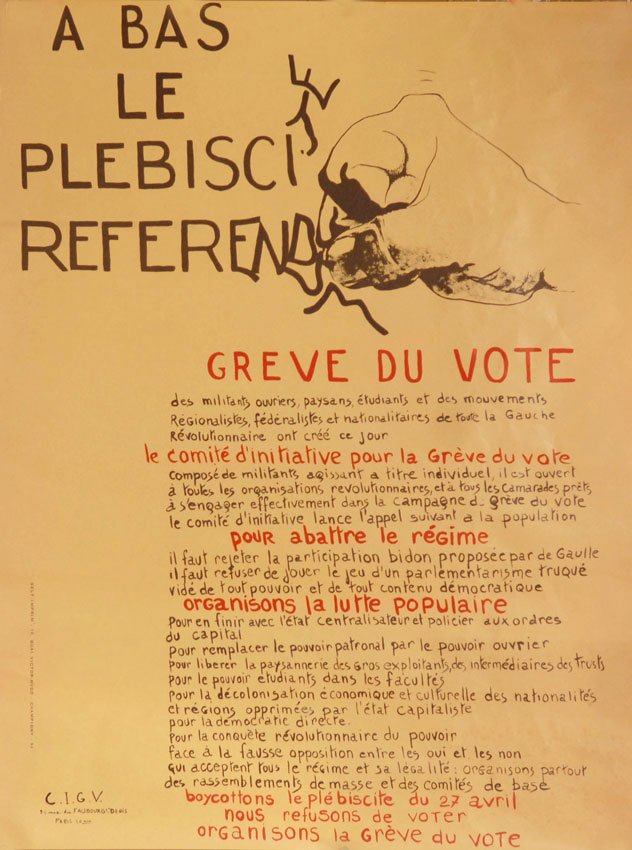 A bas le plebiscite referendum