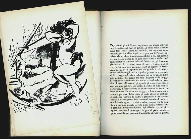 Agostino: romanzo, con due litografie fuori testo di Renato Guttuso …