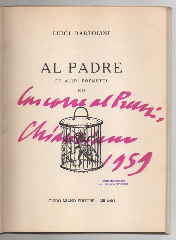 Al padre ed altri poemetti