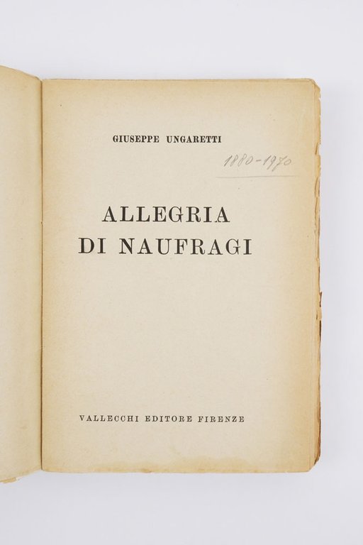 Allegria di naufragi