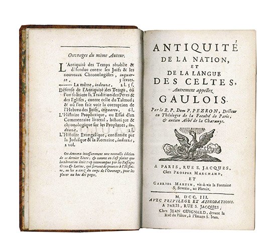 Antiquité de la nation et de la langue des celtes, …