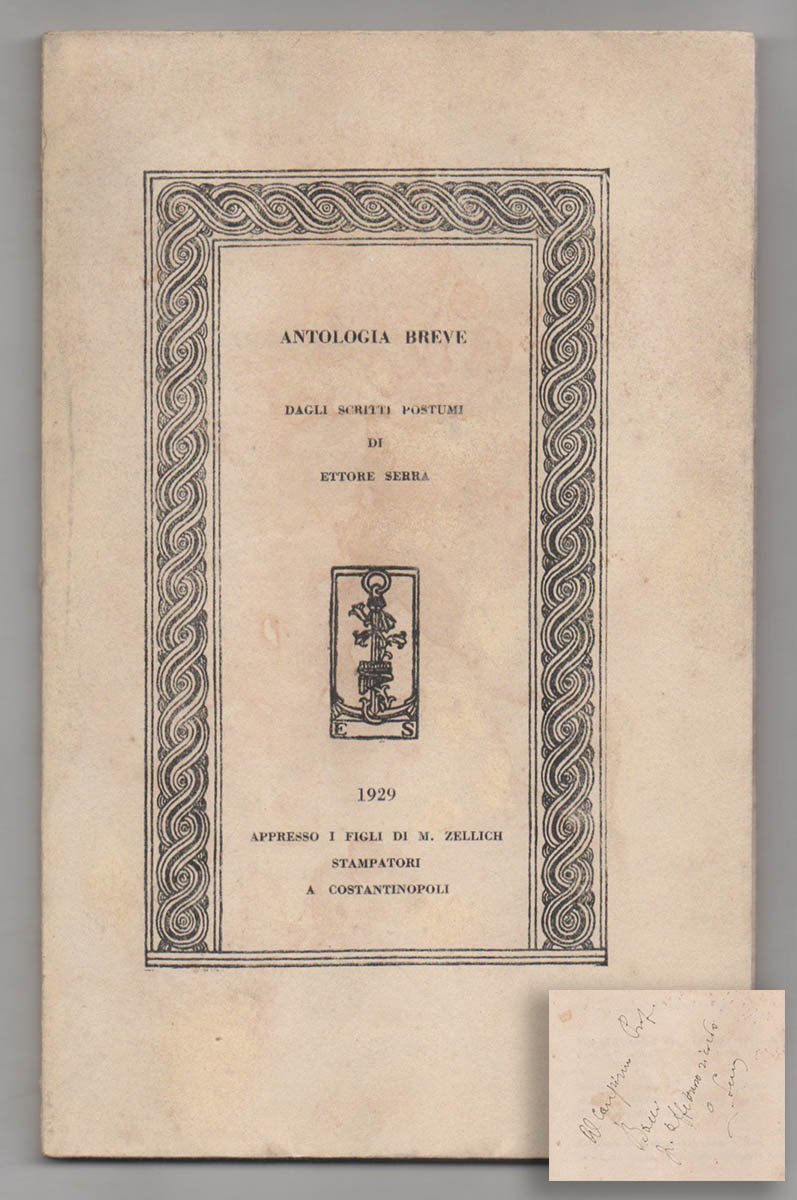 Antologia breve dagli scritti postumi di Ettore Serra