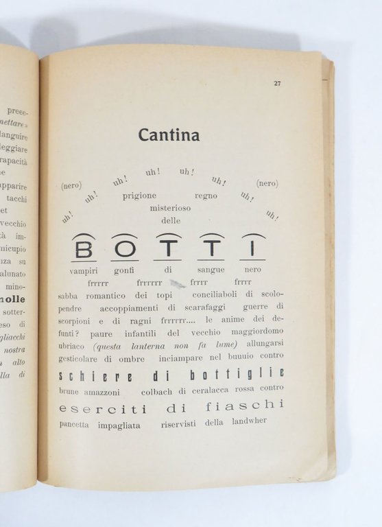 Archi voltaici. Parole in libertà e sintesi teatrali