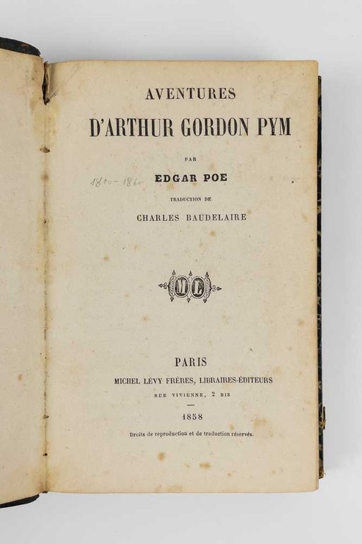 Aventures d’Arthur Gordon Pym par Edgar Allan Poe. Traduction de …