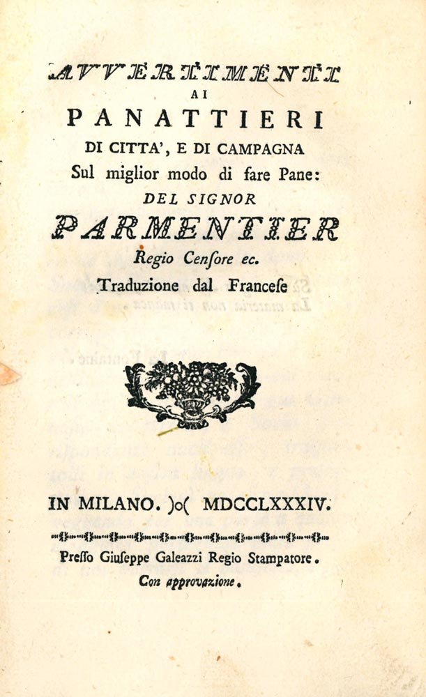 Avvertimenti ai panattieri di città, e di campagna sul miglior …