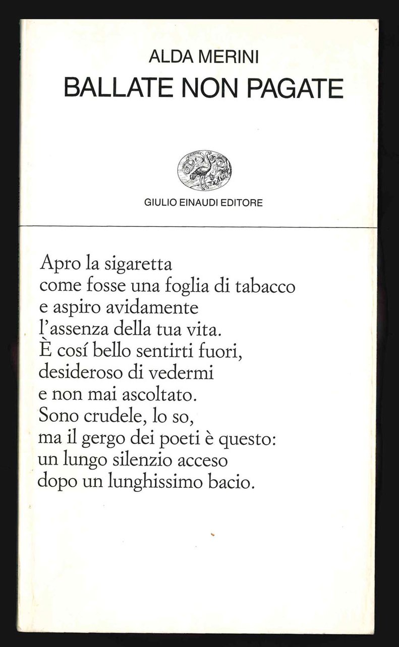 Ballate non pagate [TIRATURA SUCCESSIVA]